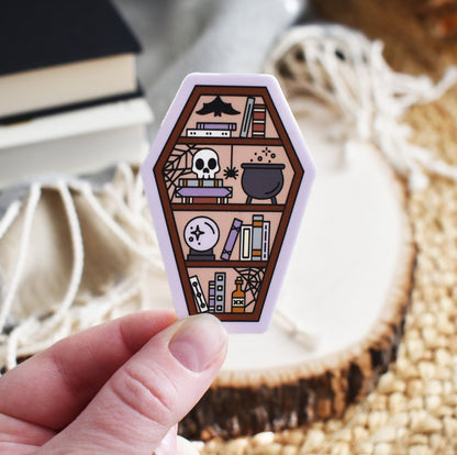 Witchy Bookshelf Sticker