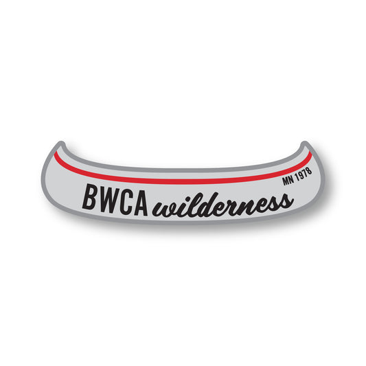BWCA Canoe Sticker