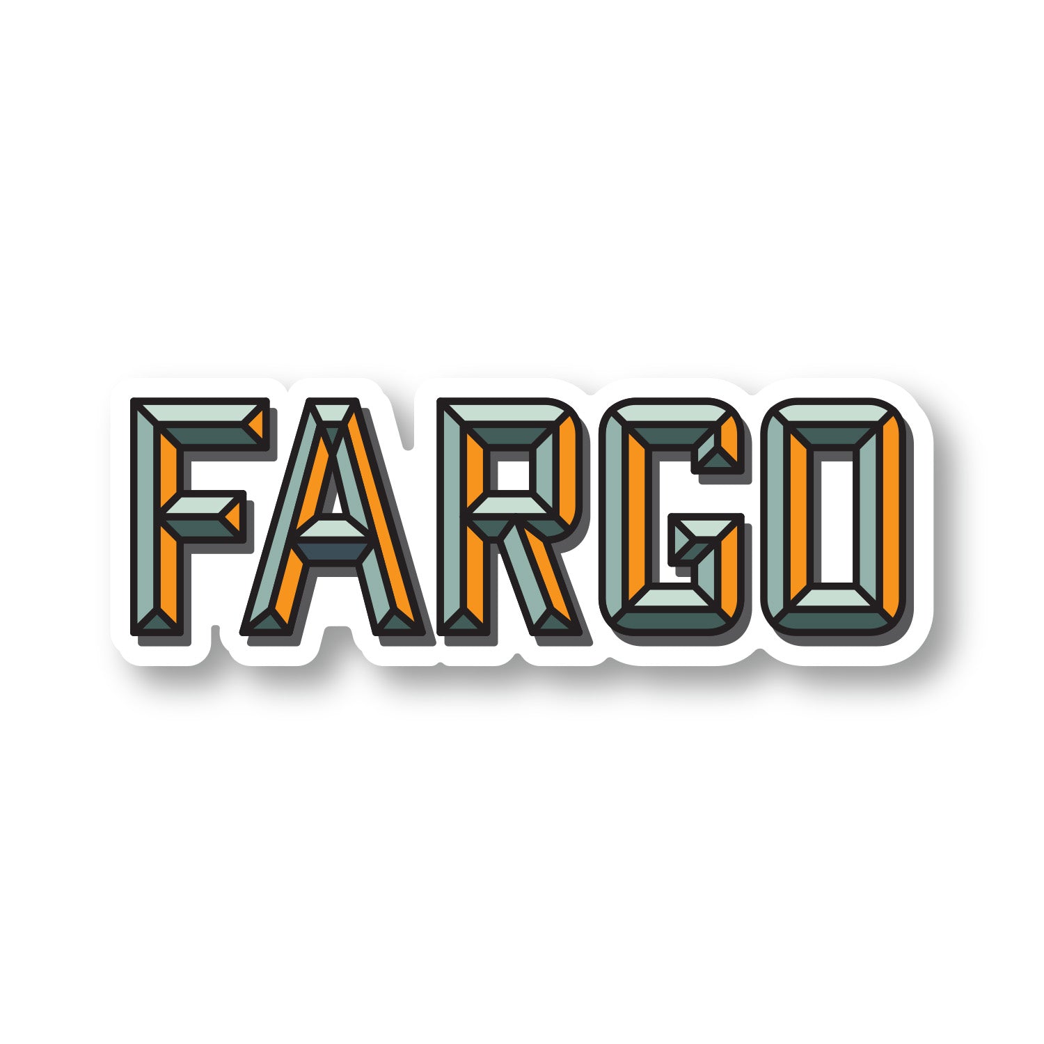 Dargo Country Sticker Fargo Sticker – Wild North Co