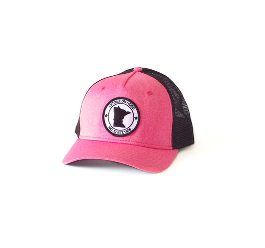 North Star State Snapback - Hot Coral