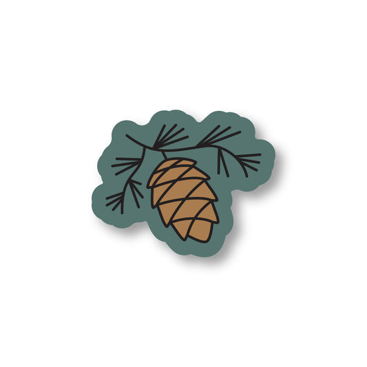 Pinecone Sticker