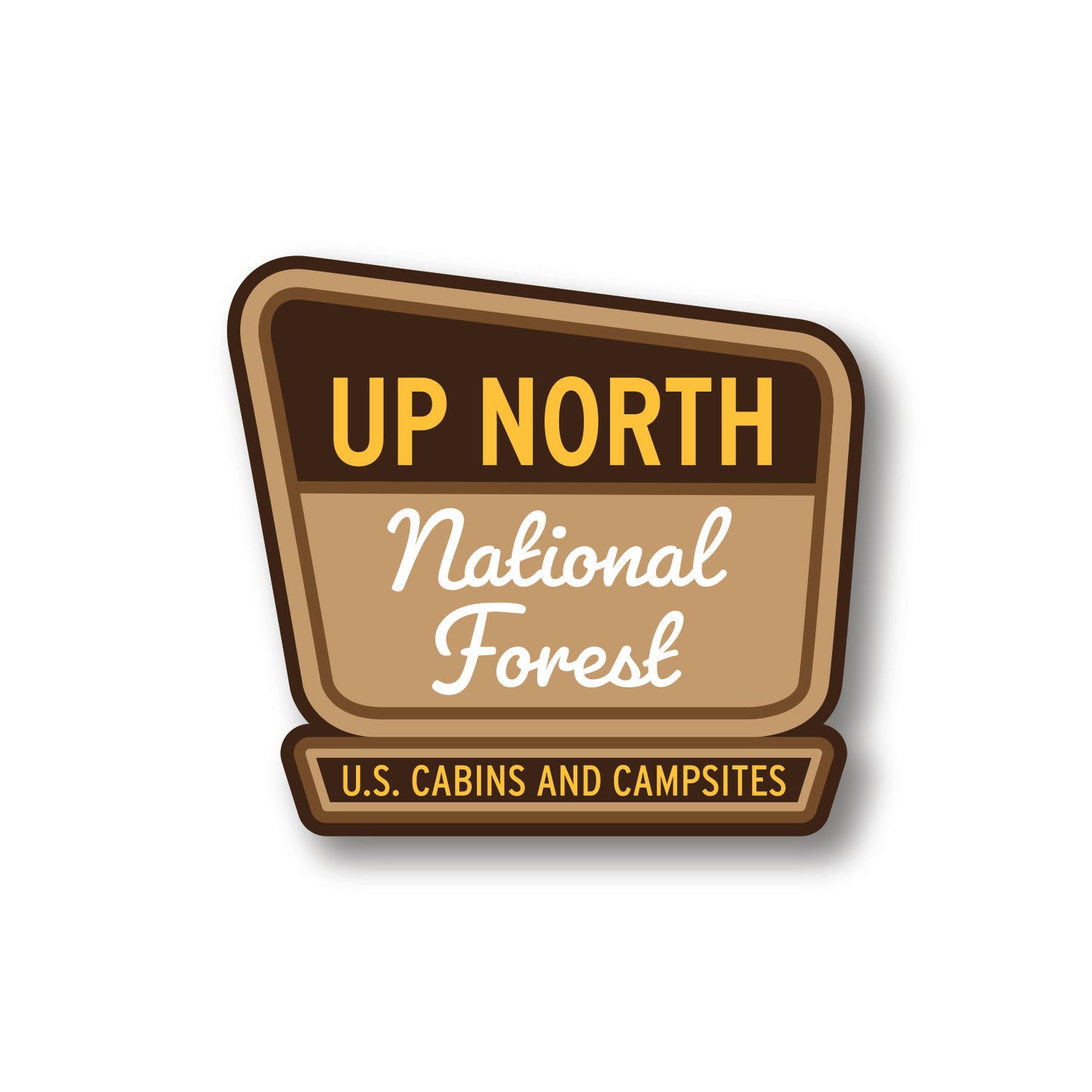 Up North National Forest Sticker