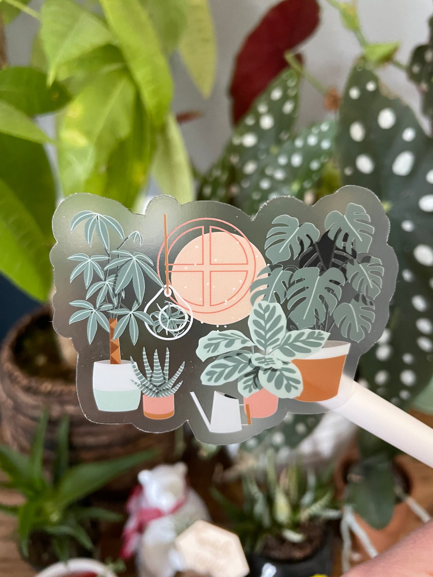 Just One More Plant - Clear Sticker